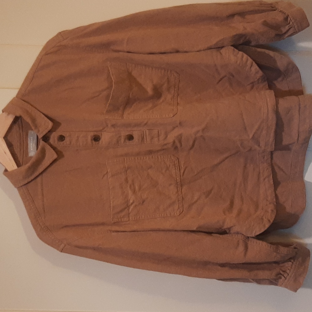 Everlane Size M caramel flannel